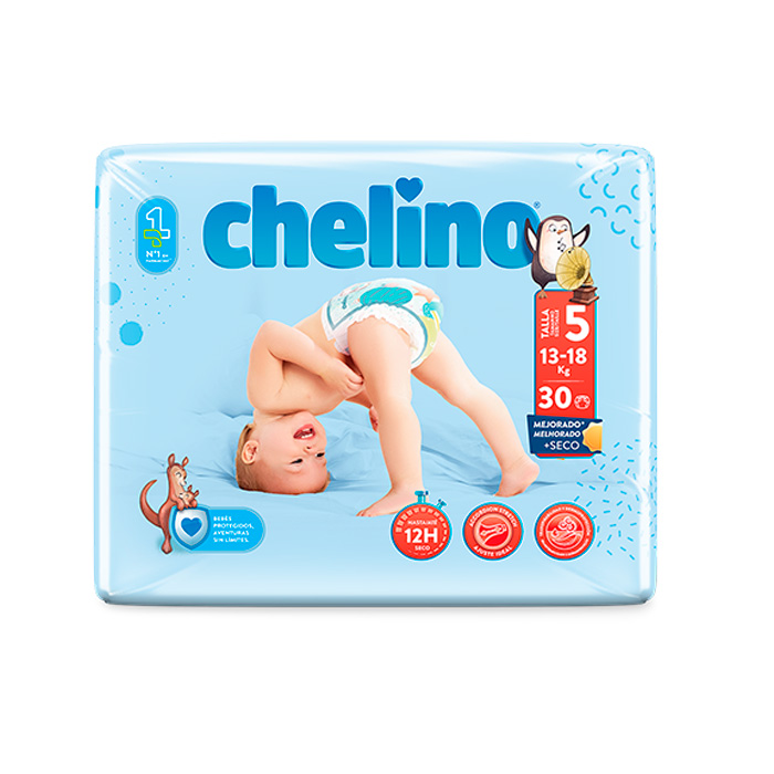 Comprar online pañales CHELINO talla 6 para bebés de 17-28 kg