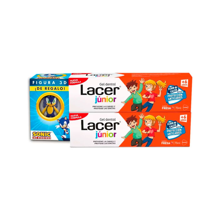 Compra Lacer junior gel dentífrico fresa 75ml en Farmaten