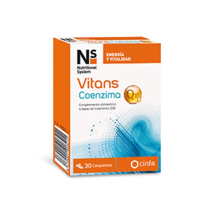 N+s Vitans Coenzima Q10 30 Comprimidos