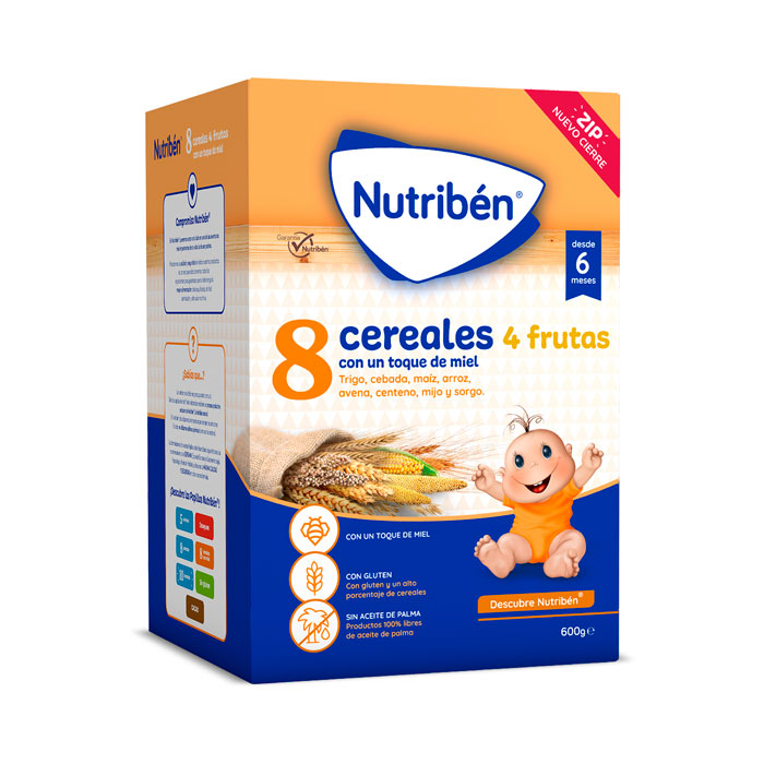 Leches - papillas: Nutriben Innova 8 Cereales Extra fibra 600 g