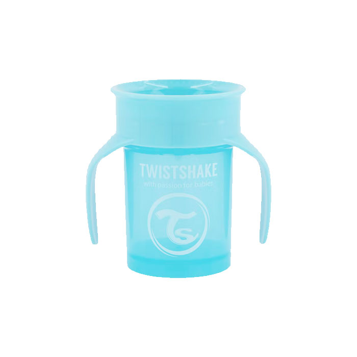 Twistshake Vaso 360 Azul 6+m 230ml