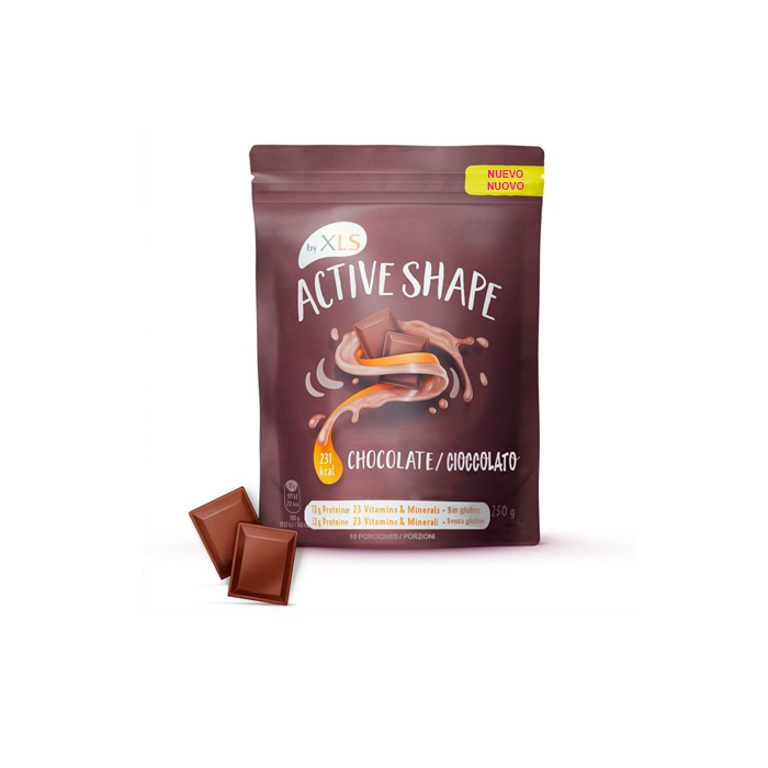 XLS Active Shake Chocolate 250 G. Batidos sustitutivos de comidas.